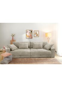 Jockenh&ouml;fer Big-Sofa JOCKENH&Ouml;FER GRUPPE "Space XL, B: 284 cm", beige (grau, beige 426, 17), B:284cm T:113cm, Korpus: 100% Polyester;Kissen: 100% Polyester, Sofas, Big-Sofa, Mega-Sofa mit Bettkasten & 4 Zierkissen