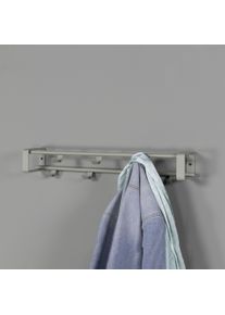 Garderobenhalter SPINDER DESIGN "Rex Garderobenhakenleiste", gr&uuml;n, B:60cm H:10cm T:11,5cm, Metall, Garderobenhalter, Garderobenhalter, Metall, Breite 60 cm, 7 Haken