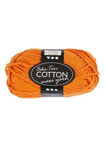 Creativ Company Cotton yarn Size 8/8 L: 80-85 M Orange - 50gr.