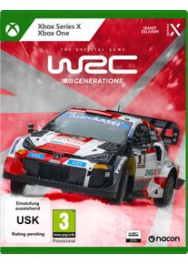 nacon Spielesoftware "WRC Generations", rot (ohne farbbezeichnung), Xbox Series X, Spielesoftware, Spielesoftware