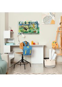 Leinwandbild LUCKYLINDE "Gemeinsam sind wir strark - Janosch", bunt (farbe bild(er): bunt), B:60cm H:40cm T:2cm, Canvas, Holzrahmen, Bilder, Leinwandbild, Exklusive JANOSCH Kindermotive