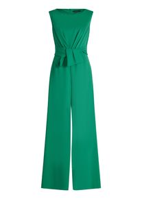 Jumpsuit Vera Mont "Jumpsuit mit weitem Bein", Damen, Gr. 34, EURO, gr&uuml;n (real gr&uuml;n), Obermaterial: 95% Polyester PES. 5% Elasthan EL., Overalls Jumpsuit