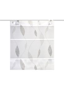 Magnetrollo Home Wohnideen "PAOLO", stein, B:70cm H:210cm, Obermaterial: 100% Polyester, Raffrollos, Magnetrollo, digital bedruckt