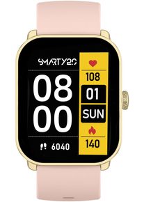 Smartwatch SMARTY 2.0 "Smarty 2.0", rosa (rosa, schwarz, rosa, schwarz), Smartwatches, 1,78 &Prime;, Smartwatch