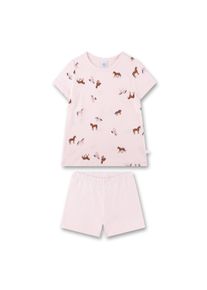 Schlafanzug Sanetta "Pyjama", M&auml;dchen, Gr. 128, pink (rosa), Obermaterial: 100% Baumwolle CO., Homewear-Sets Schlafanzug