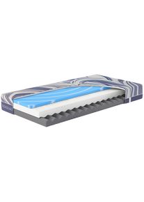 Kaltschaummatratze Hn8 SCHLAFSYSTEME "Ocean Clean KS", blau, B:160cm H:21cm L:200cm, Bezug (oben): 100% Polyester. Bezug (unten): 89% Polyester, 11% Polypropylen. Steppf&uuml;llung: 100% Polypropylen, Matratzen, Kaltschaummatratze