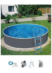 Rundpool MY POOL BWT "HYPE 3", grau, H:90cm &Oslash;:300cm, Schwimmbecken, Rundpool, in verschiedenen Gr&ouml;&szlig;en