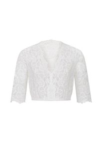 N&uuml;bler Dirndlbluse N&Uuml;BLER "Dirndlbluse kurzarm Gea", Damen, Gr. 50, wei&szlig;, Obermaterial: 92% Nylon NY. 8% Elasthan EL., Blusen Dirndlbluse