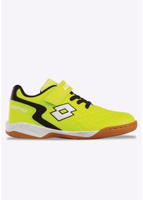 Hallenschuh Lotto, Jungen, Gr. 28, gelb (fr.gelb, schwarz), Synthetik, Schuhe Hallenschuh, Indoor Sportschuhe