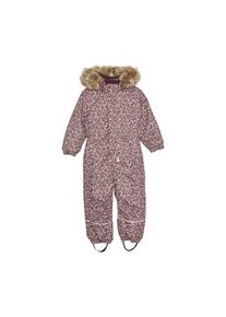 Schneeoverall Minymo "Schneeoverall MISnow", M&auml;dchen, Gr. 104, N-Gr, lila (fig), Obermaterial: 100% Polyester PES., Overalls Schneeoverall