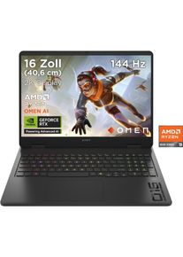 HP Gaming-Notebook "OMEN 16-ap0286ng", shadow schwarz, 16 GB RAM 1.000 GB SSD, Ryzen 9, Windows 11 Home, Notebooks, Gaming-Notebook