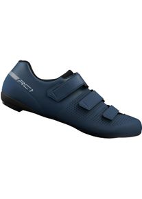 Fahrradschuh Shimano "Rennrad - Fahrradschuhe RC102, navy", Damen, Gr. 46, blau, Obermaterial: 100% Kunstleder synt.leather., Schuhe Fahrradschuh