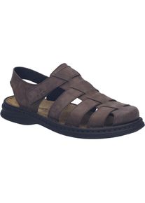 Sandale Josef Seibel "Max 74, moro", Herren, Gr. 39, braun (moro), Obermaterial: 100% Rindsleder Leather cow., Schuhe Sandale