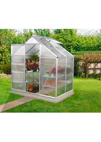 Gew&auml;chshaus Vitavia "Venus 2500", silber (silberfarben), B:192cm T:130cm, Gew&auml;chsh&auml;user, Gew&auml;chshaus