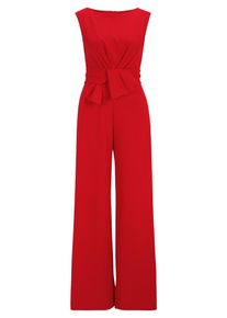 Jumpsuit Vera Mont "Jumpsuit mit weitem Bein", Damen, Gr. 44, EURO, rot (rot rose), Obermaterial: 95% Polyester PES. 5% Elasthan EL., Overalls Jumpsuit