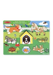 Melissa & Doug Melissa & Doug Wooden Peg Puzzle Pets Holz