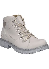 Stiefelette Josef Seibel "Marta 18, hellgrau", Damen, Gr. 36, grau (hellgrau), Obermaterial: 100% Rindsleder Leather cow., Schuhe Stiefelette