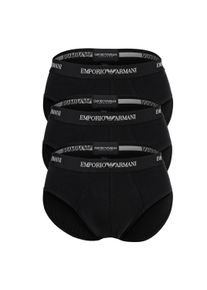 Slip Emporio Armani "Slip Core Logoband 3er Pack", Herren, Gr. L, schwarz, Obermaterial: 95% Baumwolle CO. 5% Elasthan EL., Unterhosen Slip