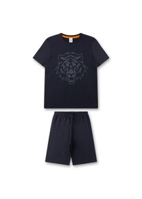 Schlafanzug Sanetta "Pyjama", Jungen, Gr. 176, blau (dunkelblau), Obermaterial: 100% Baumwolle CO., Homewear-Sets Schlafanzug