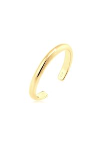 Silberring ELLI "Ring MIDI 925 Sterling Silber Offen", gold, Fingerringe, Damen, Silber 925 (Sterlingsilber), Silberring