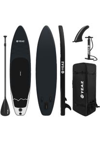 Inflatable SUP-Board YEAZ "SUP Board und Kit NALU - EXOTRACE PRO - SET", schwarz, Wassersportboards, Inflatable SUP-Board