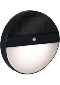 LED Au&szlig;en-Wandleuchte Paulmann "Elois", grau (anthrazit), T:5cm &Oslash;:22cm, Leuchten, LED Au&szlig;en-Wandleuchte, LED-Board, Solar, mit Bewegungsmelder