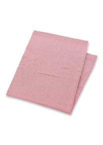 Babydecke Sterntaler "Strick-Schmusedecke", Baby, rosa, Obermaterial: 100% Baumwolle CO., Wohndecken Babydecke