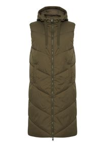 Longweste oxmo "Longweste OXBolyn", Damen, Gr. 36, gr&uuml;n (olive night), Obermaterial: 100% Nylon NY., Westen Longweste