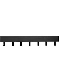 Garderobenhalter SPINDER DESIGN "Dax Play", schwarz, B:72cm H:12cm T:7,5cm, Metall, Garderobenhalter, Garderobenhalter, Metall, Breite 72 cm