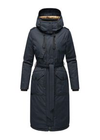 Wintermantel Navahoo "Wintermantel Hokulanii", Damen, Gr. XL, blau (navy), Obermaterial: 100% Polyester PES. Obermaterial: Futter: 100% Polyester PES. 100% Polyester PES., M&auml;ntel Wintermantel