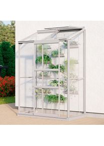 Anlehngew&auml;chshaus Vitavia "Styx 900", silber (silberfarben), B:131cm T:65cm, Gew&auml;chsh&auml;user, Anlehngew&auml;chshaus