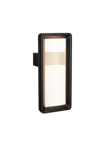 LED Au&szlig;en-Wandleuchte Paulmann "Reana IP44 176x107mm 3000K 2x3W 2x130lm 230V Anthrazit Metall", grau (anthrazit), B:17,6cm H:40,3cm T:10,7cm, Leuchten, LED Au&szlig;en-Wandleuchte, Bewegungsmelder mit Hochfrequenz-Sensor