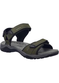 Sandale Josef Seibel "Arlo 01, bosco", Herren, Gr. 42, gr&uuml;n (bosco), Obermaterial: 100% Rindsleder Leather cow., Schuhe Sandale