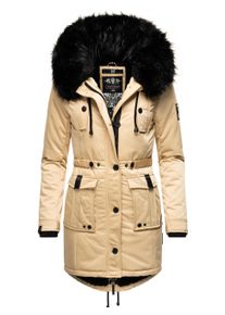 Wintermantel Navahoo "Wintermantel Luluna Prc", Damen, Gr. L, beige, Obermaterial: 100% Polyester PES. Obermaterial: Futter: 100% Polyester PES. 100% Polyester PES., M&auml;ntel Wintermantel