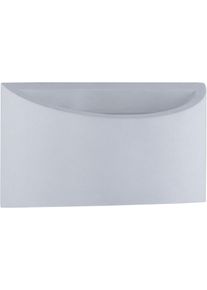 Paco Home Wandleuchte "MARIE", grau, 1, H: 12cm, Leuchten, LED Innen Wandlampe Flur Lampe Indirektes Licht Up Down Effekt G9, Wandleuchte