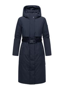 Wintermantel Navahoo "Wintermantel Waldbummler 14", Damen, Gr. XS, blau (navy), Obermaterial: 100% Polyester PES. Obermaterial: Futter: 100% Polyester PES. 100% Polyester PES., M&auml;ntel Wintermantel