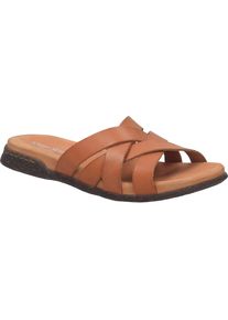 Slipper Josef Seibel "Fabricia 05, orange", Damen, Gr. 41, orange, Obermaterial: 100% Rindsleder Leather cow., Schuhe Slipper