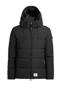 Wintermantel Khujo "Steppjacke Loga2-YM", Herren, Gr. M, grau (obrage grau), Obermaterial: 100% Polyester PES. Obermaterial: Futter: 100% Polyester PES. 100% Polyester PES., M&auml;ntel Wintermantel