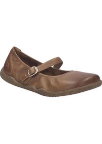 Ballerina Josef Seibel "Cassandra 10, camel", Damen, Gr. 39, braun (camel), Obermaterial: 100% Rindsleder Leather cow., Schuhe Ballerina