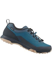 Fahrradschuh Shimano "Herren - Fahrradschuhe ET501", Herren, Gr. 46, blau, Obermaterial: 100% Synthetik synthetic., Schuhe Fahrradschuh
