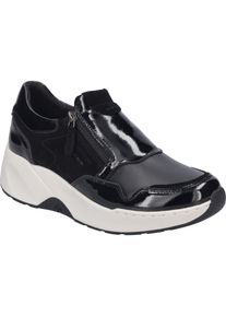 Sneaker Josef Seibel "Lissi 04, schwarz", Damen, Gr. 41, schwarz, Obermaterial: 80% Rindsleder Leather cow. 20% Textilmaterial TEXMAT., Schuhe Sneaker