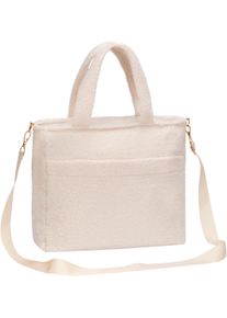 Wickeltasche fillikid "Teddy", Baby, Gr. B/H/T: 39cm x 36cm x 17cm, beige, Pl&uuml;sch, Polyester, Taschen Wickeltasche