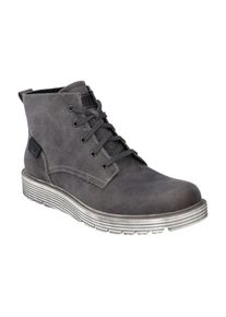 Stiefelette Josef Seibel "Cooper 04, asphalt-kombi", Herren, Gr. 41, grau (asphalt, kombi), Obermaterial: 100% Rindsleder Leather cow., Schuhe Stiefelette
