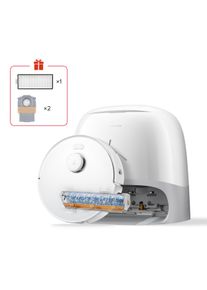 roborock Saugroboter "Qrevo Curv 2 FlowX, White", wei&szlig;, B:35,3cm H:11,9cm T:35,3cm, Saugroboter, Automatische Teppichschutz‑Walzenklappe, Saugroboter