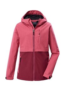 Softshelljacke Killtec "KOS 153 GRLS SFTSHLL JCKT", M&auml;dchen, Gr. 116, pink, Oberseite: 100% Polyester.R&uuml;ckseite: 100% Polyester.Futter: 100% Polyester, Jacken Softshelljacke, Winddichte, wasserabweisende Softshelljacke mit Kapuze
