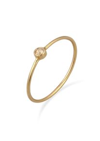 Silberring ELLI "Ring Stacking Kristalle 925 Silber Vergoldet" Gr. 60, gold, Fingerringe, Damen, 60, Silber 925 (Sterlingsilber), Silberring