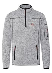 Outdoorjacke FQ1924 "Troyer FQBirk", Herren, Gr. L, grau (pewter mix), Obermaterial: 100% Polyester PES., Pullover Outdoorjacke