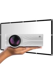 LA VAGUE LED-Beamer "LED-Projektor inkl. LV-STA100FP LV-HD200 BUNDLE", wei&szlig;, Beamer, LED-Beamer