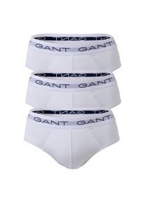 Slip Gant "Slip BRIEF 3-PACK 3er Pack", Herren, Gr. XL, wei&szlig;, Obermaterial: 95% Baumwolle CO. 5% Elasthan EL., Unterhosen Slip