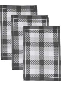 Geschirrtuch Ross "SUPERIOR", schwarz (anthrazit, wei&szlig;, grau), B:50cm L:70cm, 100% Baumwolle, Geschirrt&uuml;cher, Geschirrtuch, aus 100% Baumwolle, 50x70 cm